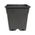 Square Pot Black 27x27,40 cm 20 Liter
